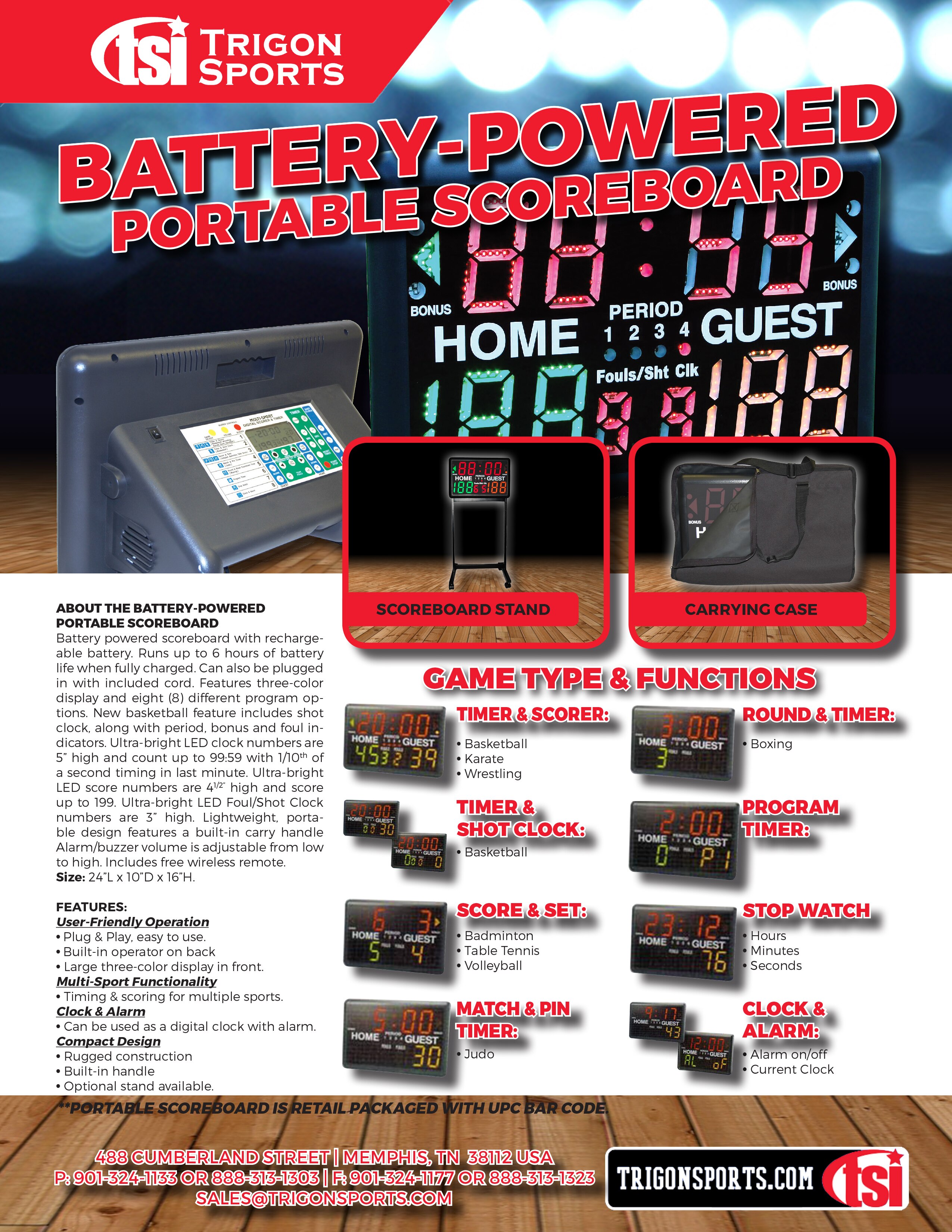 sports timer clock